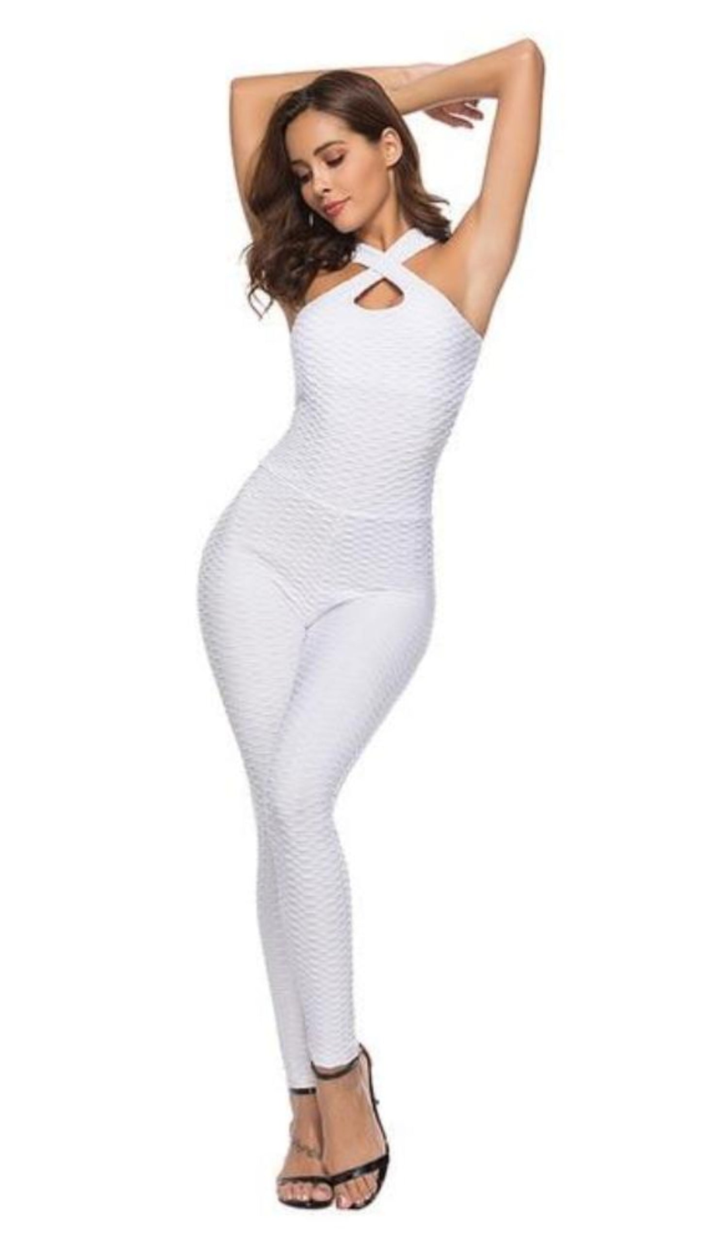 Halterneck One Piece Jumpsuit - Easy Pickins Store