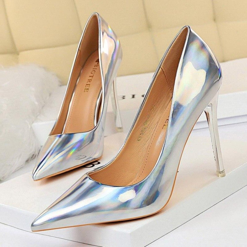 High Heels Leather Pumps - Easy Pickins Store