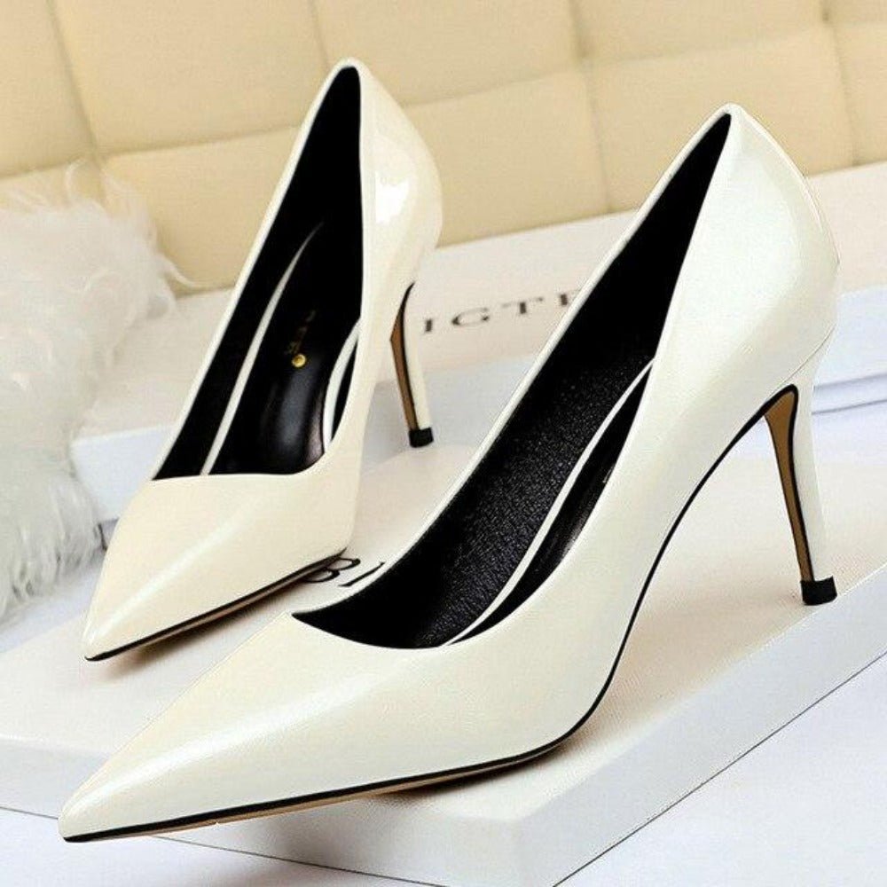 Women's Pointed Wedding High Heels - Elegant Pumps - Easy Pickins Store