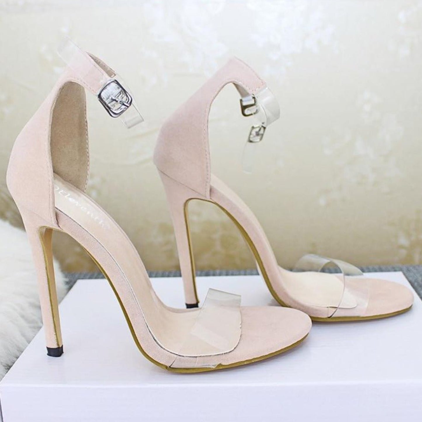 High Heels Open Toe Buckle Strap Pumps - Easy Pickins Store