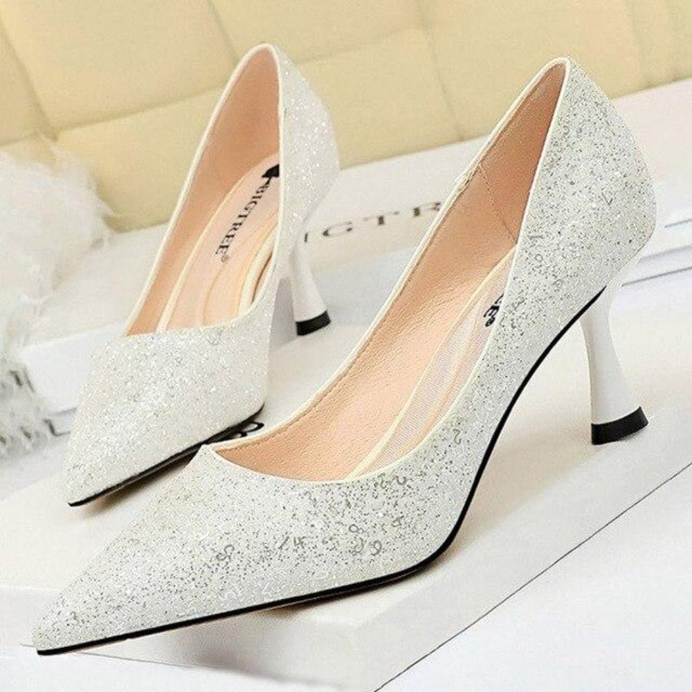 High Heels Sequined Pumps - Easy Pickins Store