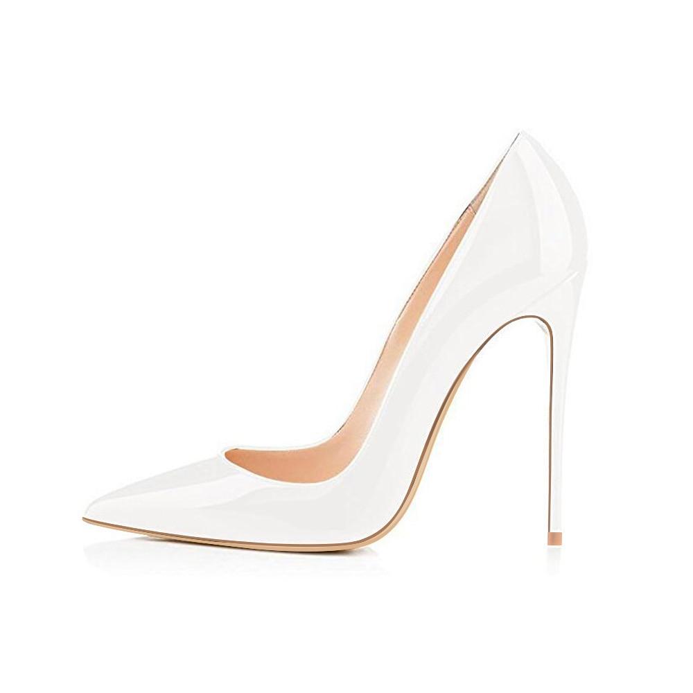 High Heels Pointed Toe Leather Pumps - Easy Pickins Store