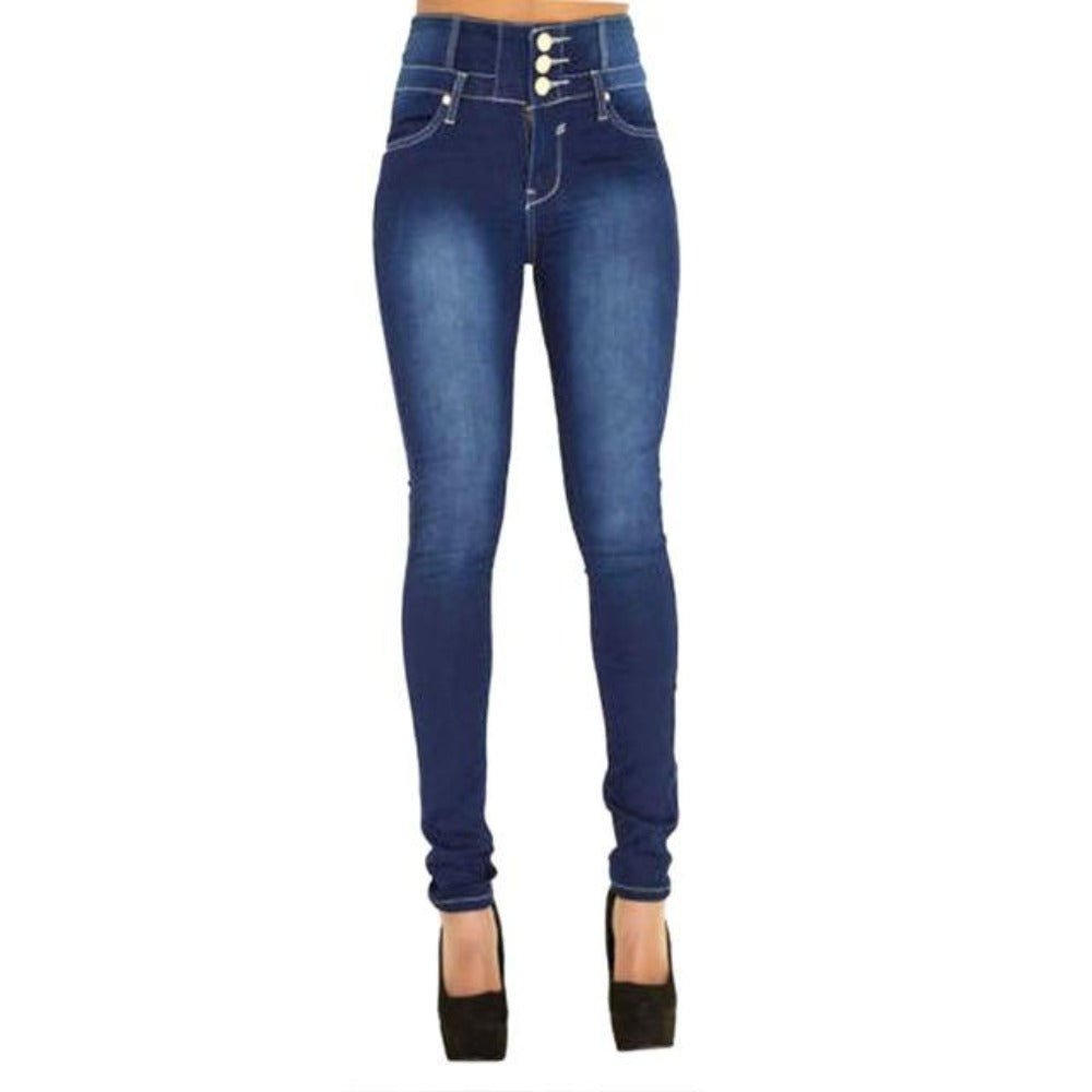 High Waist Jeans Slim Pencil Skinny - Easy Pickins Store