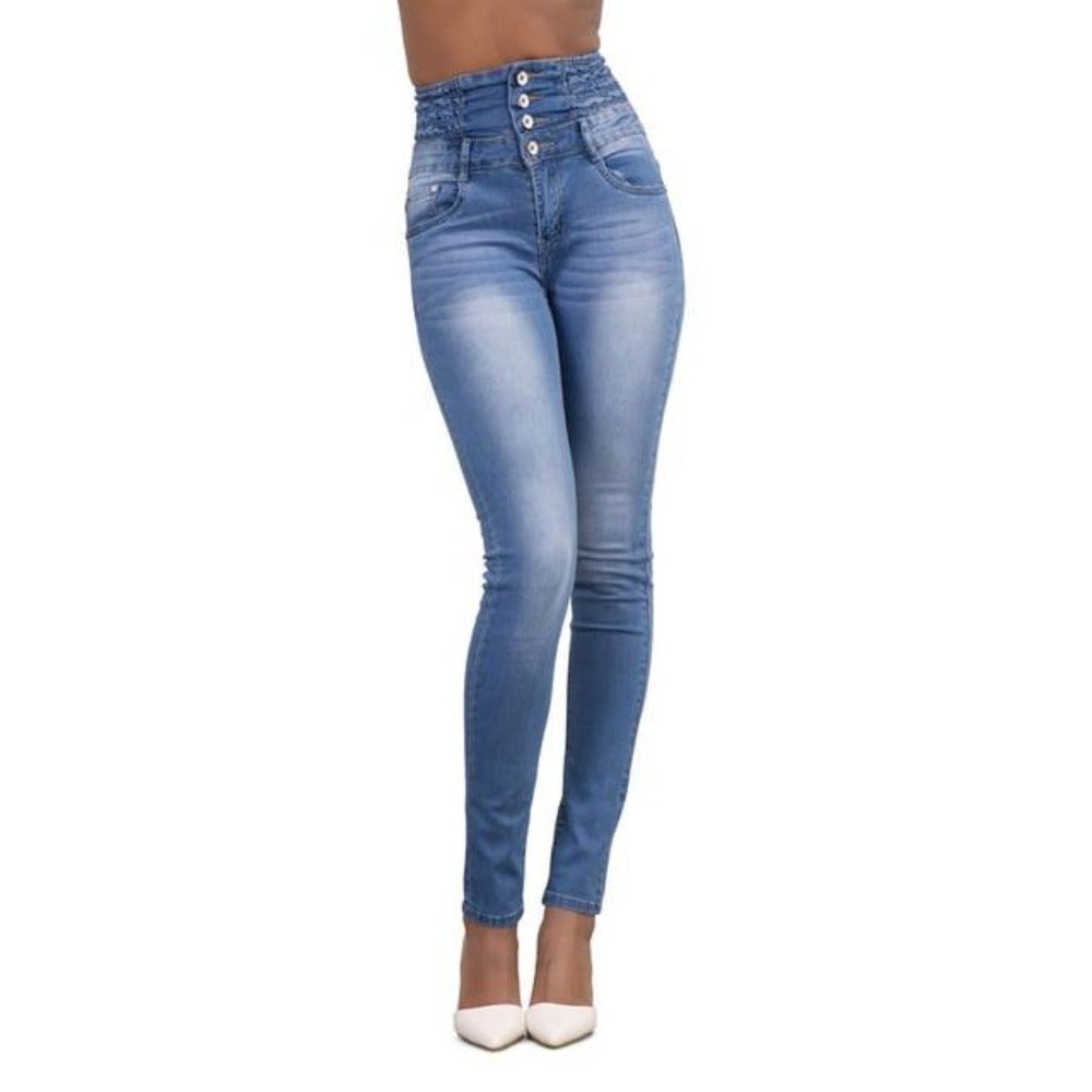 High Waist Jeans Slim Pencil Skinny - Easy Pickins Store