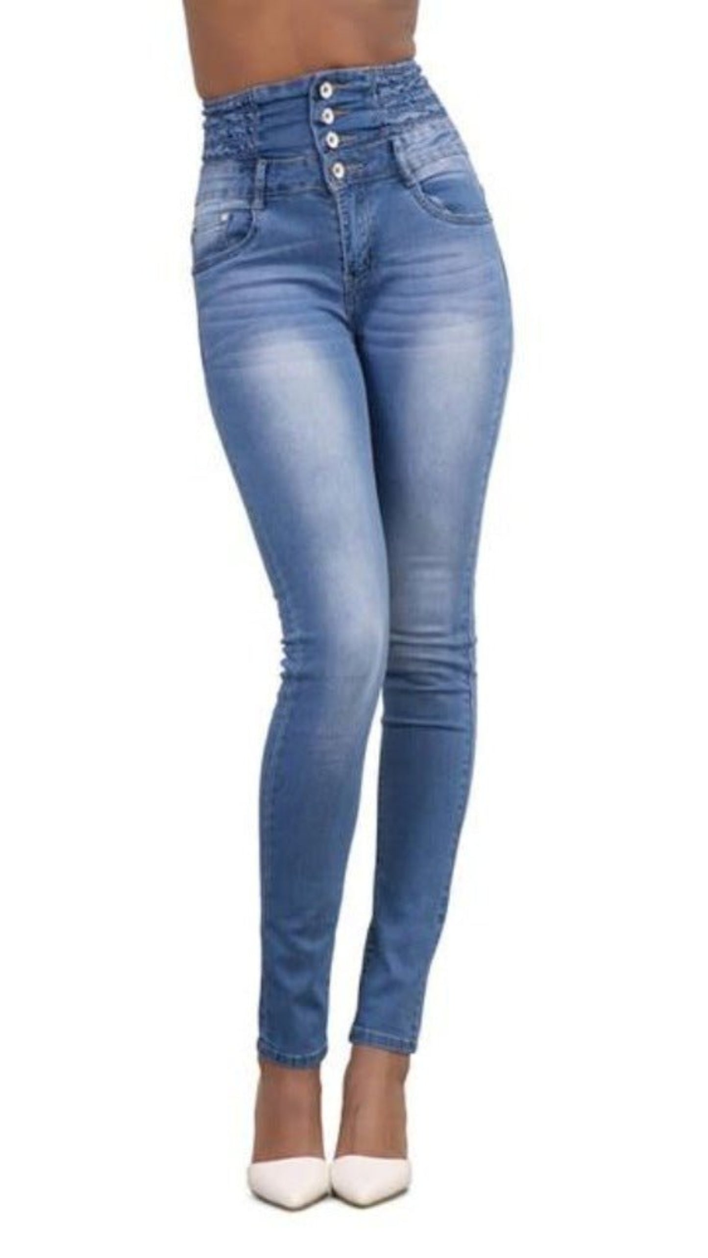 High Waist Jeans Slim Pencil Skinny - Easy Pickins Store
