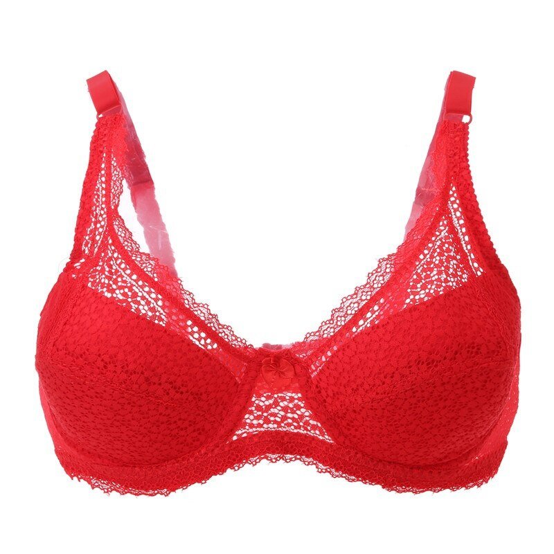 Lace Deep V Plus Size Bralette - Easy Pickins Store