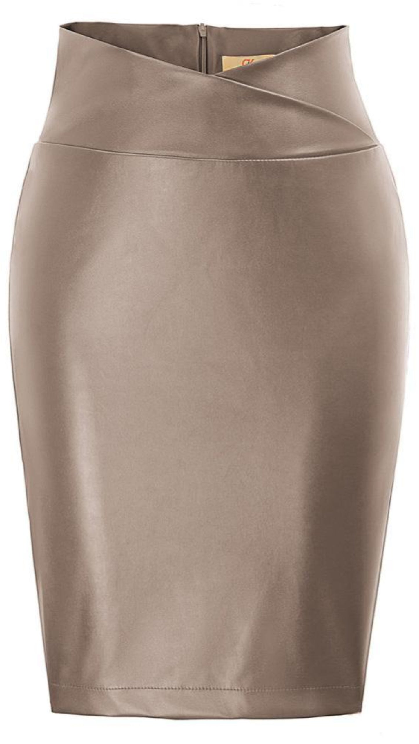 Leather Pencil High Waist Long Skirt - Easy Pickins Store