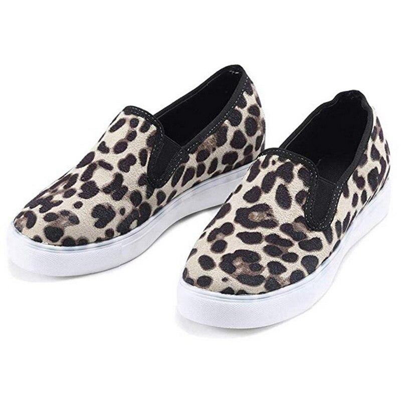 Loafers Leopard Slip on Comfortable Flats - Easy Pickins Store