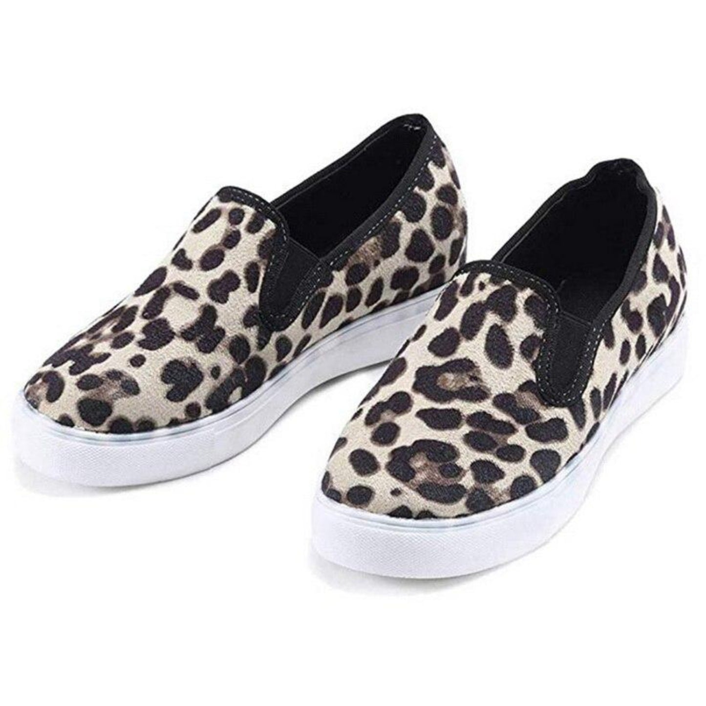 Loafers Leopard Slip on Comfortable Flats - Easy Pickins Store