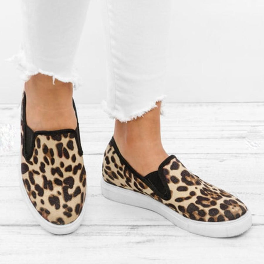 Women's Fashion Sneakers: Canvas Slip On Loafers - Easy Pickins Store