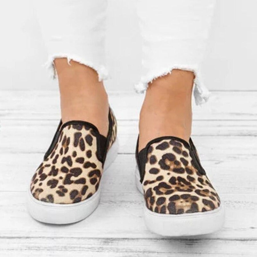 Women's Fashion Sneakers: Canvas Slip On Loafers - Easy Pickins Store