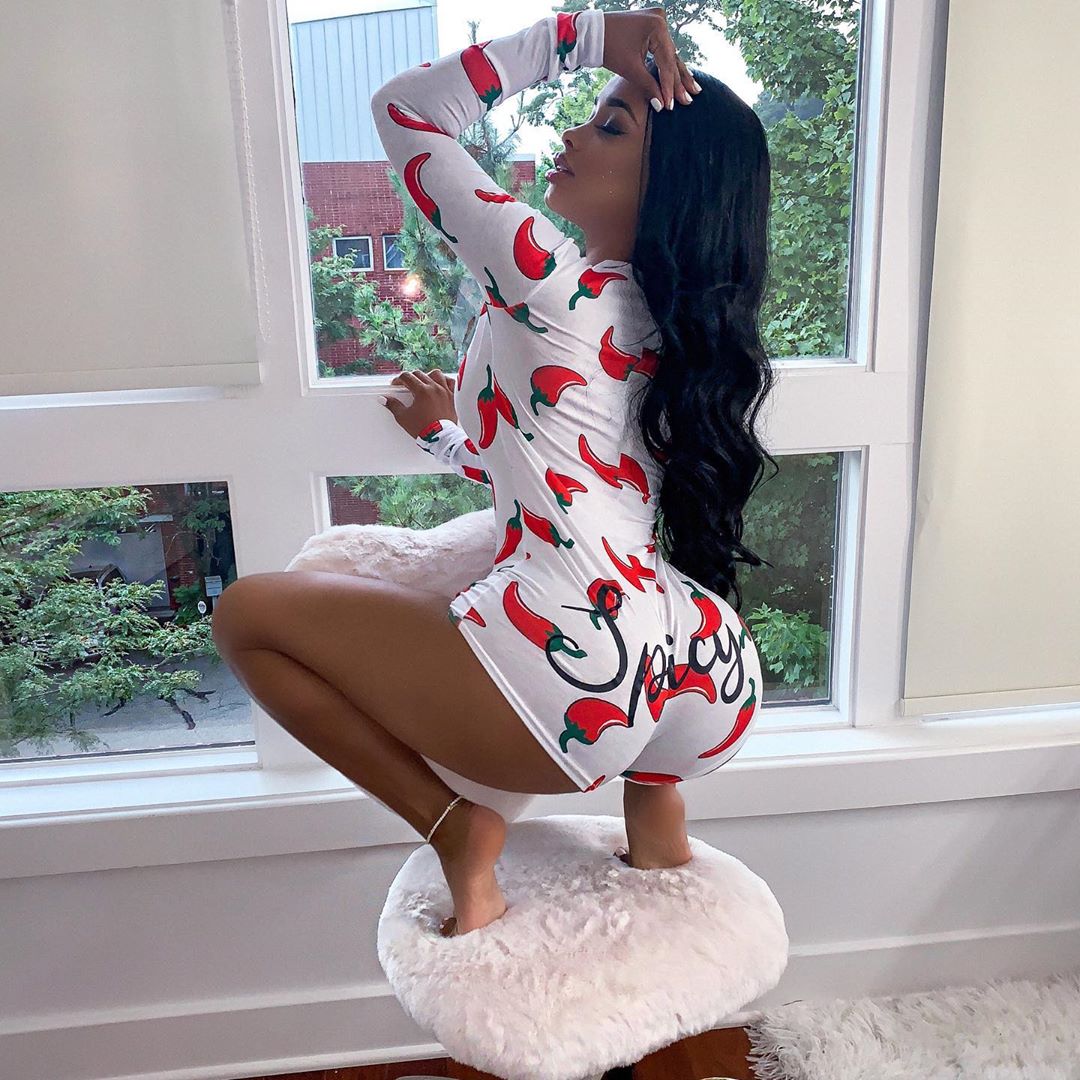 Long Sleeve Deep V Neck Stretch Short Pajama - Easy Pickins Store