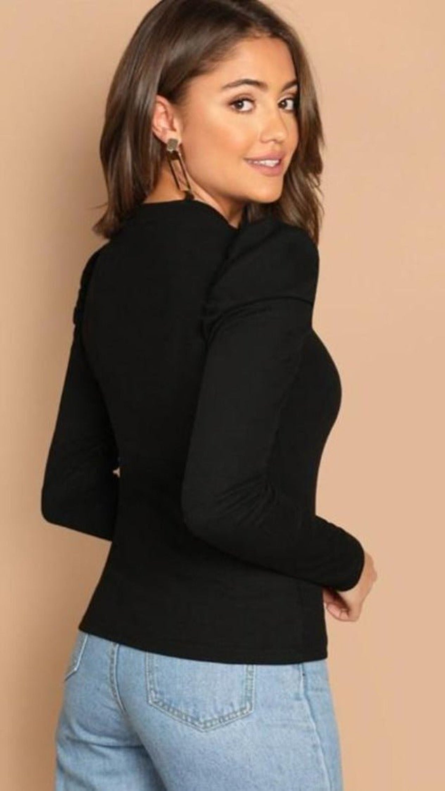 Long Sleeve Front Buttons T-Shirt - Easy Pickins Store