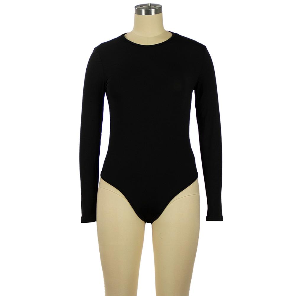 Long Sleeve Slim Bottoming Romper - Easy Pickins Store