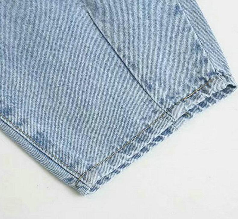 Loose Pockets Zipper Street-wear Denim Pants - Easy Pickins Store