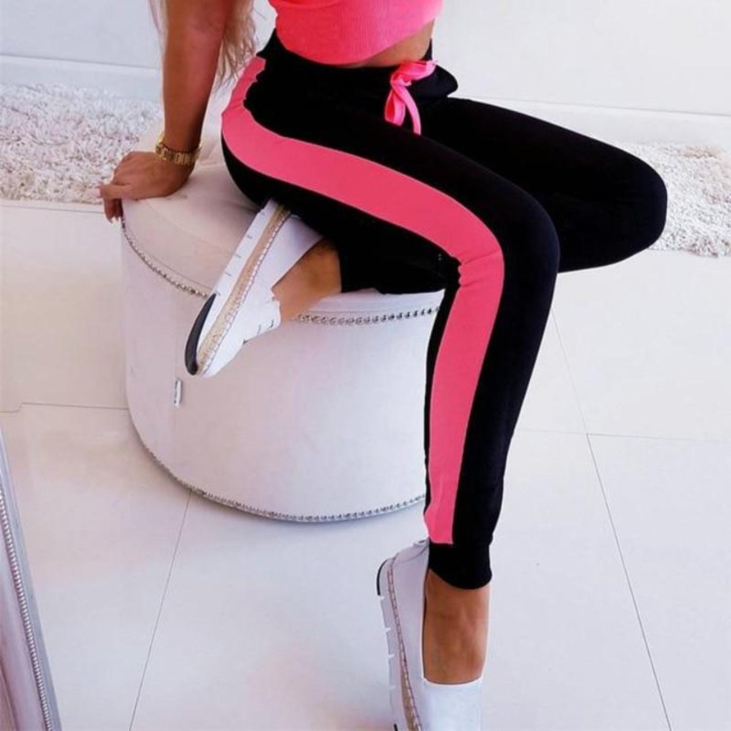 Mid Waist Pencil Slim Pants - Easy Pickins Store