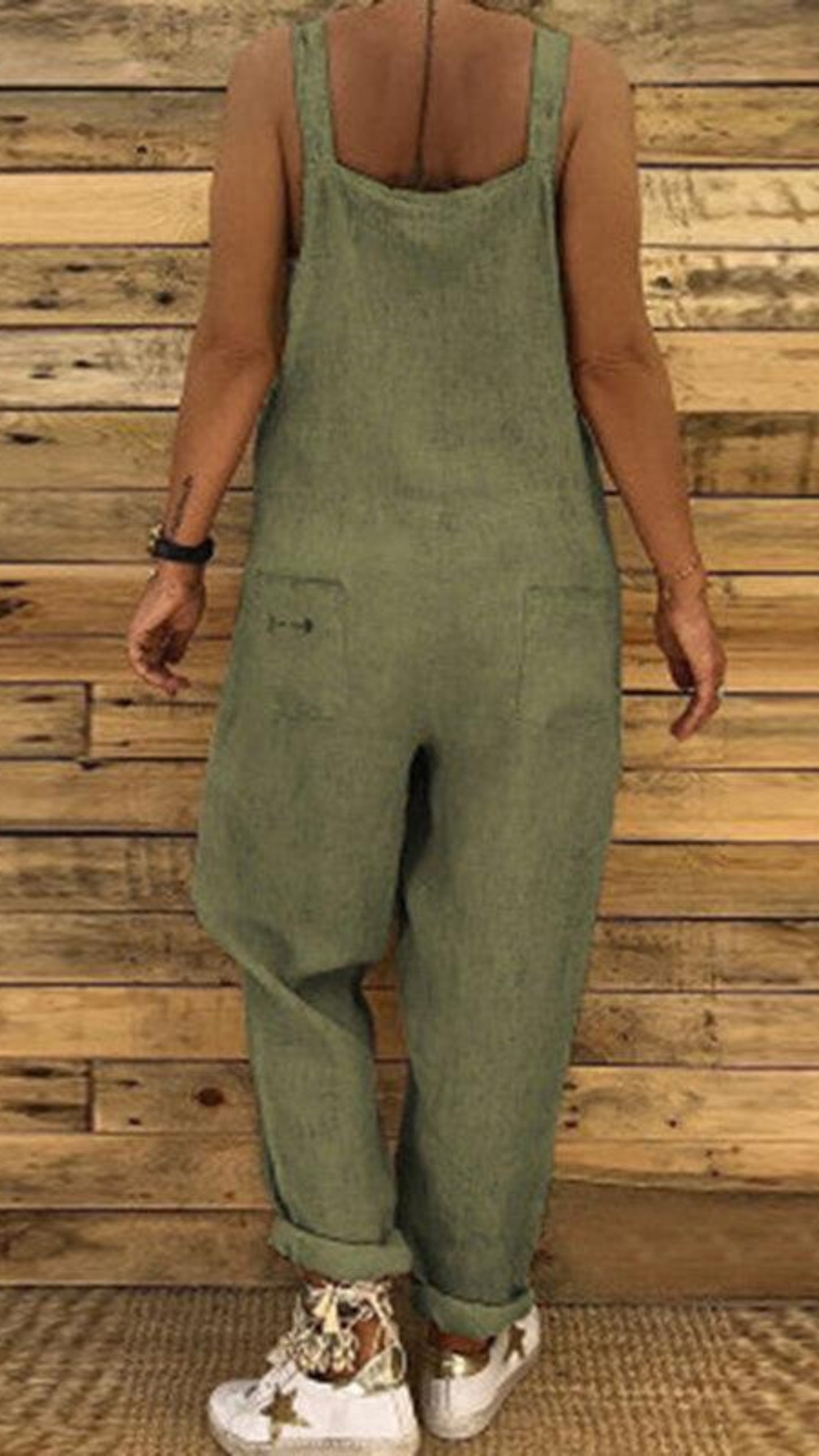 Overall Wide Leg Pants Long Trousers Loose Rompers - Easy Pickins Store