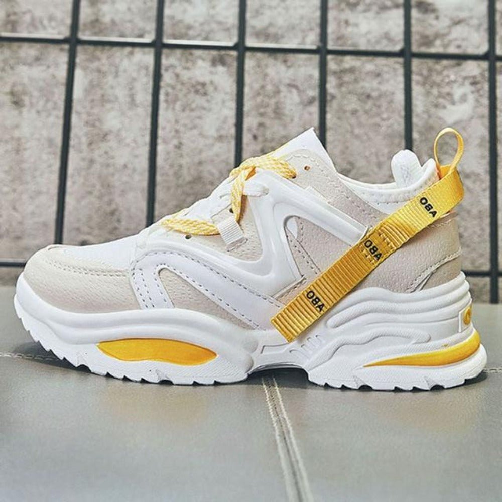 Platform Lace Up Vulcanize Sneakers - Easy Pickins Store