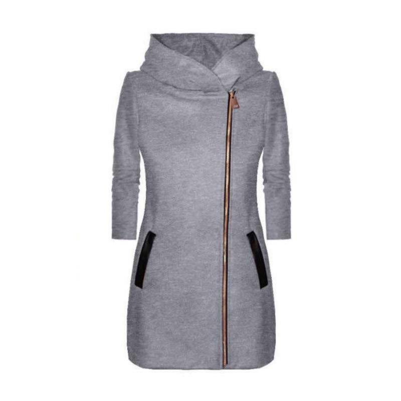 Plush Hooded Turtleneck Zipper Jacket - Easy Pickins Store