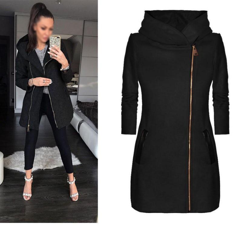 Plush Hooded Turtleneck Zipper Jacket - Easy Pickins Store