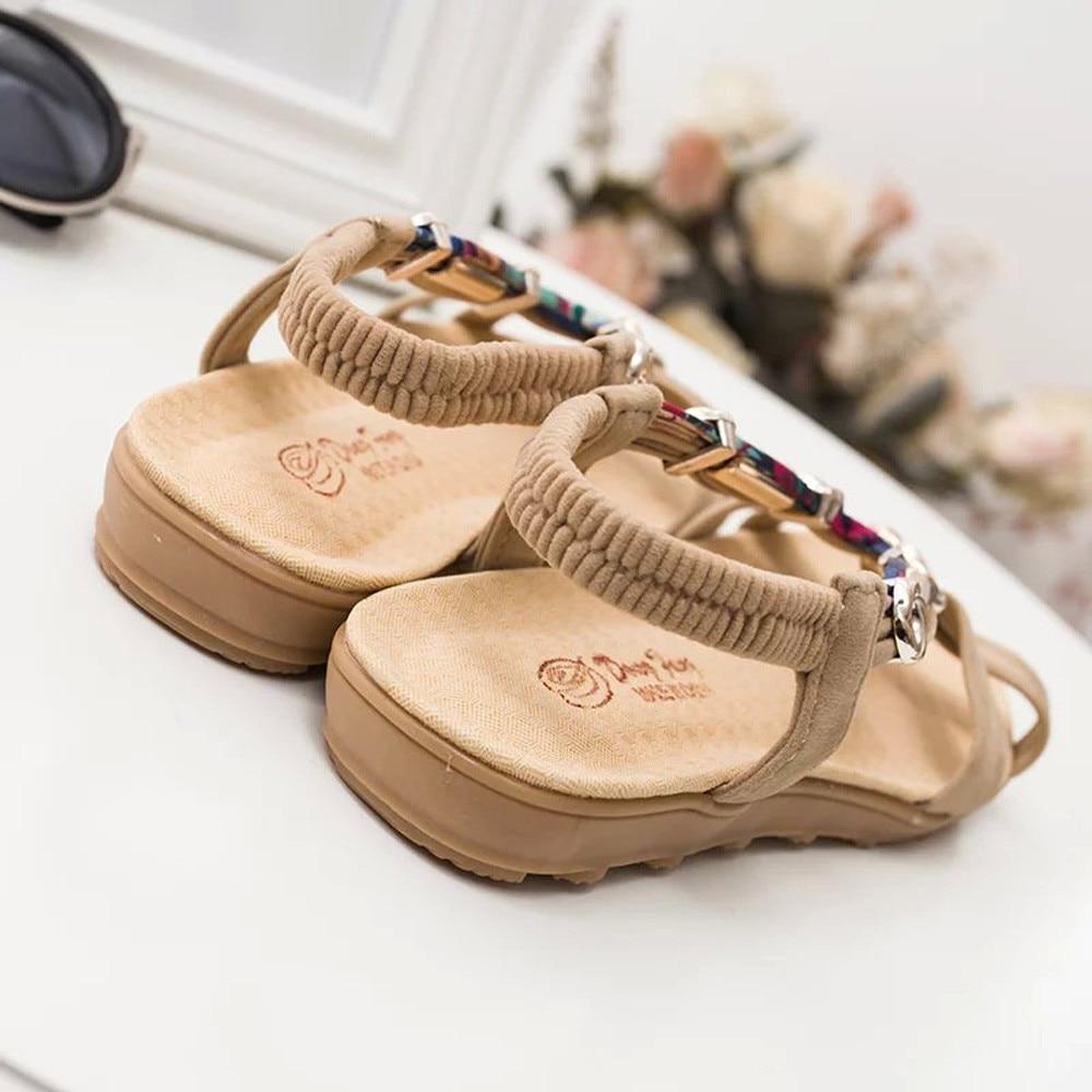 Sandals Flip Flops Plus Sizes Black Beige Red Low Heels - Easy Pickins Store