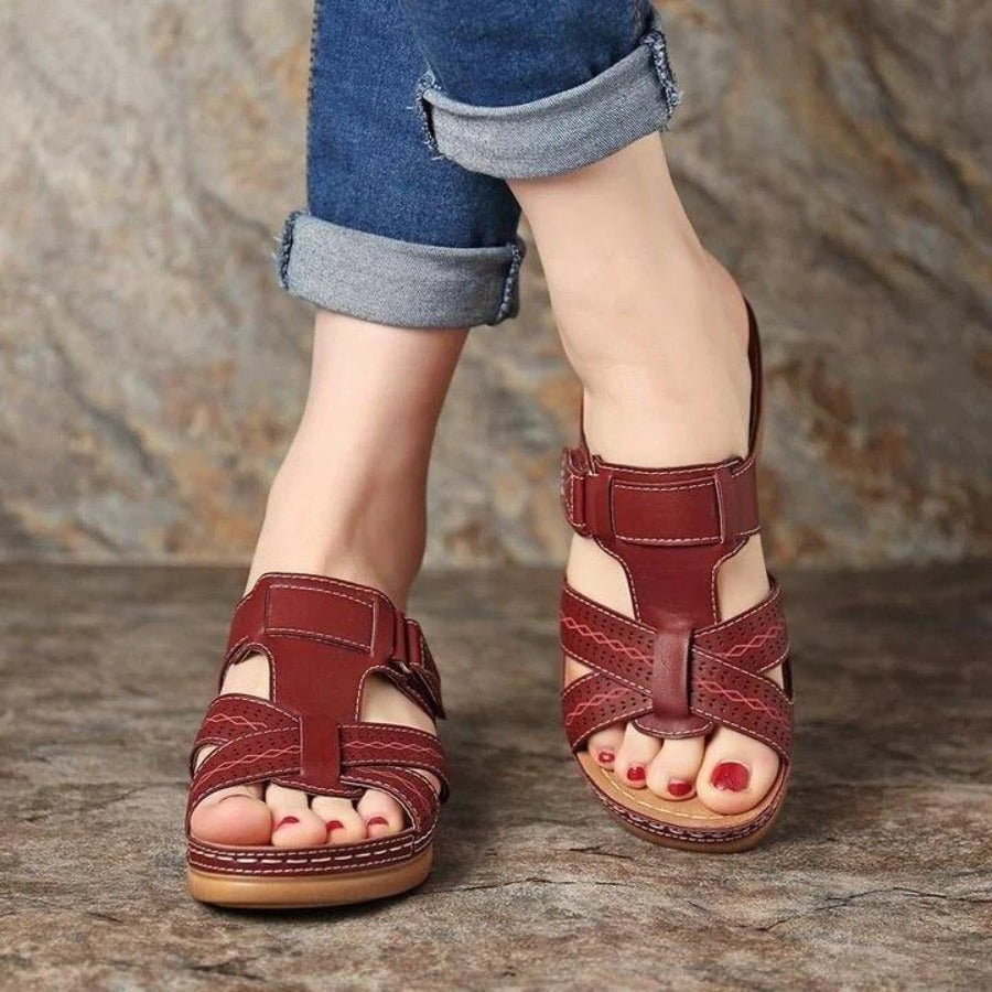 Leather Soft Elegant Gladiator Sandals - Easy Pickins Store