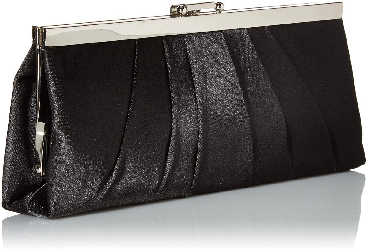 Satin Frame Evening Clutch Bag Purse With Shoulder Chain - Easy Pickins Store