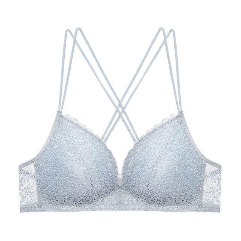 Seamless Push Up Lace Floral Bra Wire Free Adjustable - Easy Pickins Store