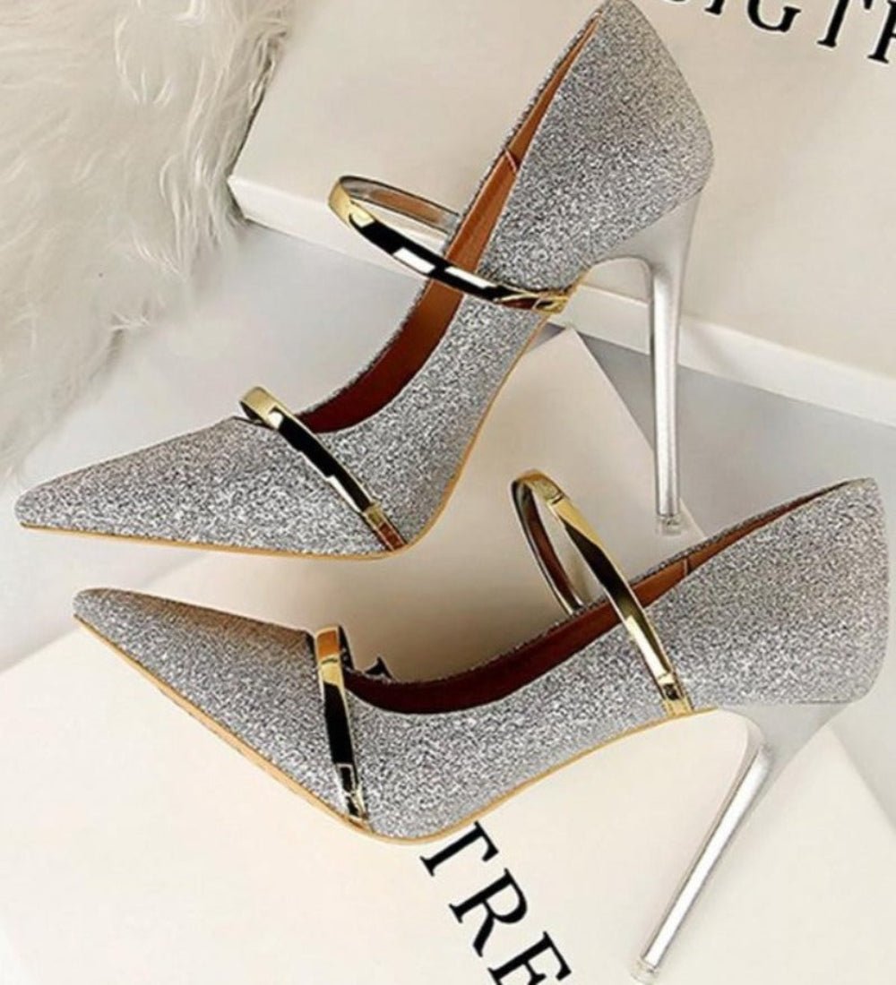 Sequin High Heels Pumps - Easy Pickins Store