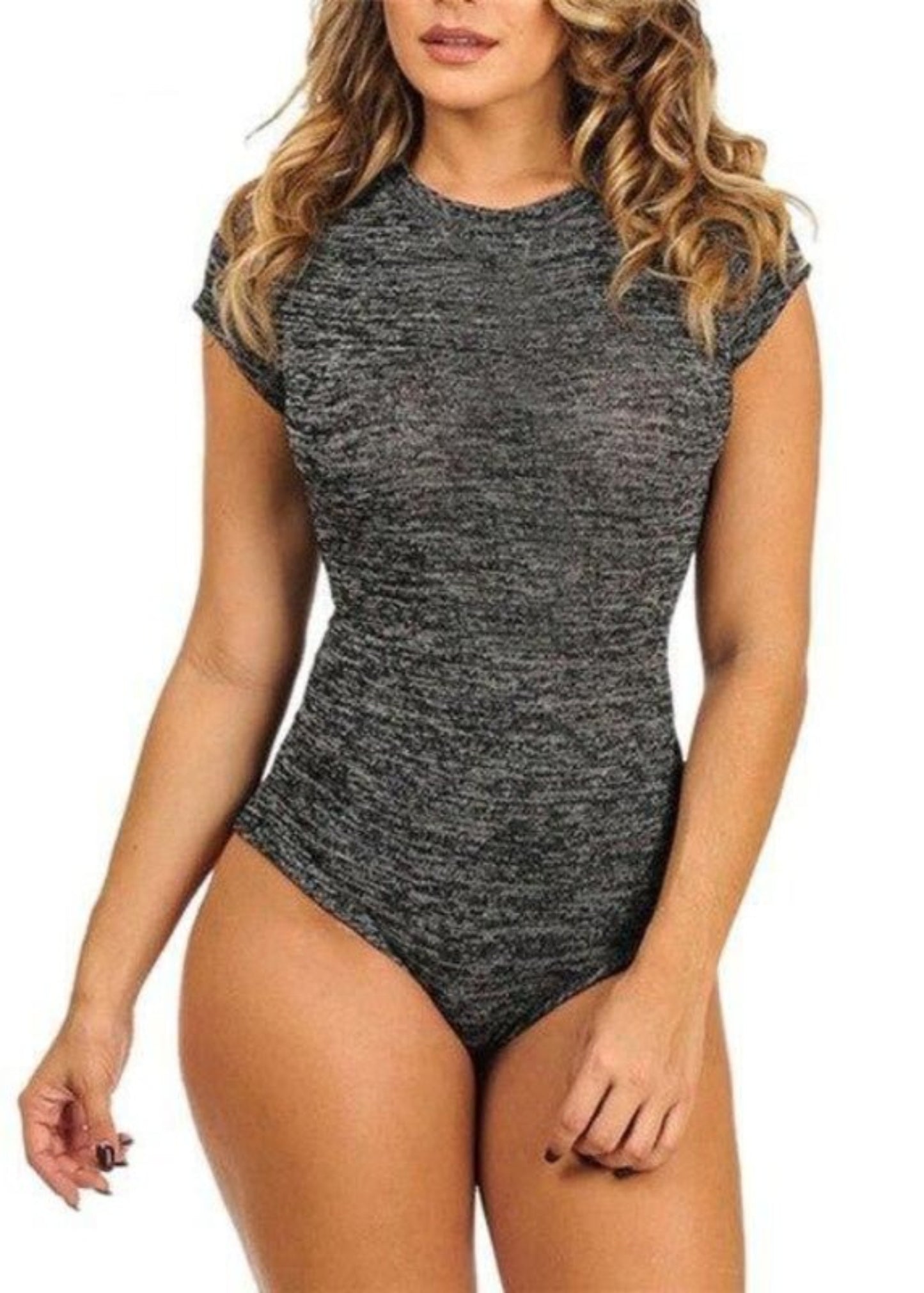 Short Sleeve Back Hollow Out Lace Up Skinny Bodycon - Easy Pickins Store