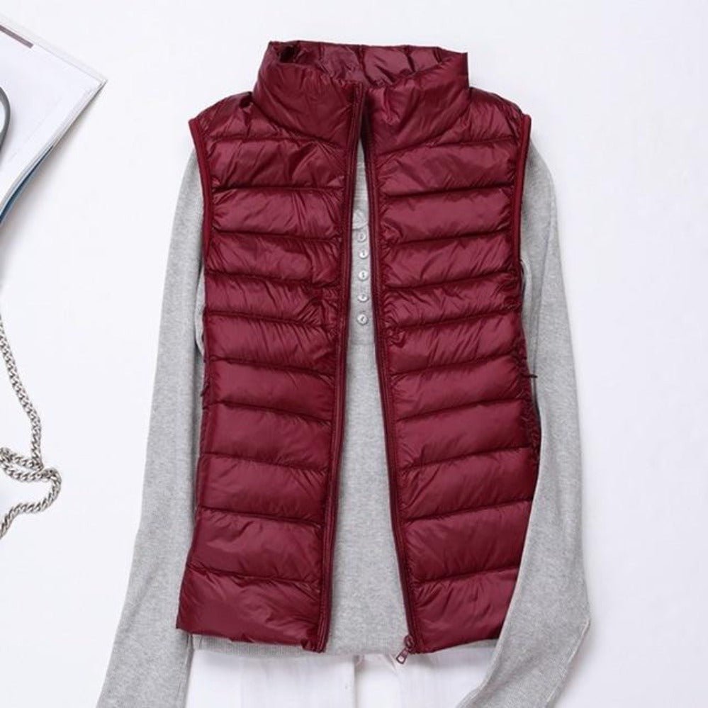 Sleeveless Ultralight Down Warm Vest - Easy Pickins Store