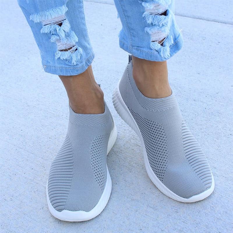 Slip on Knitting Breathable Sneakers - Easy Pickins Store