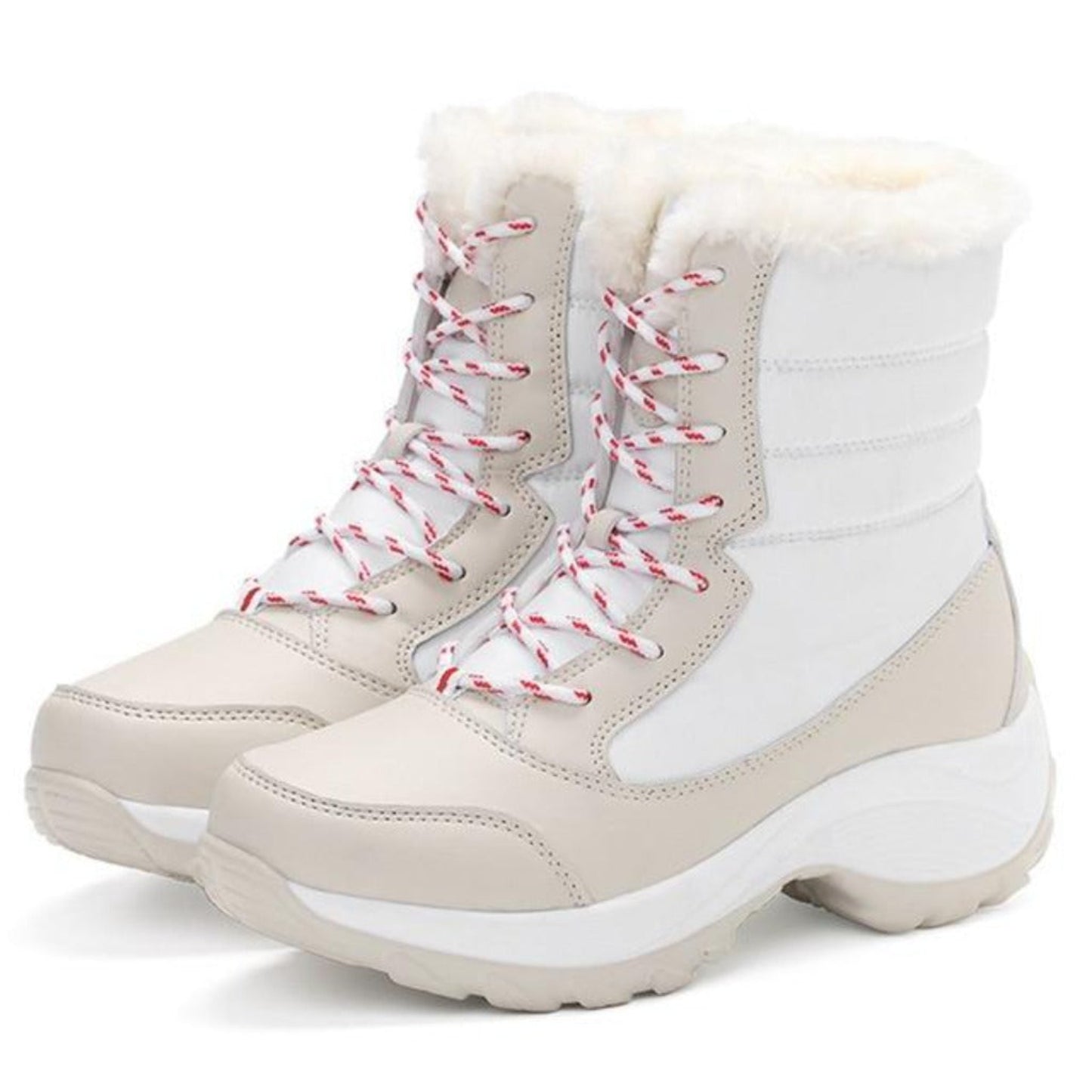 Snow Boots Waterproof Non slip Thick Fur Platform Plus Sizes - Easy Pickins Store