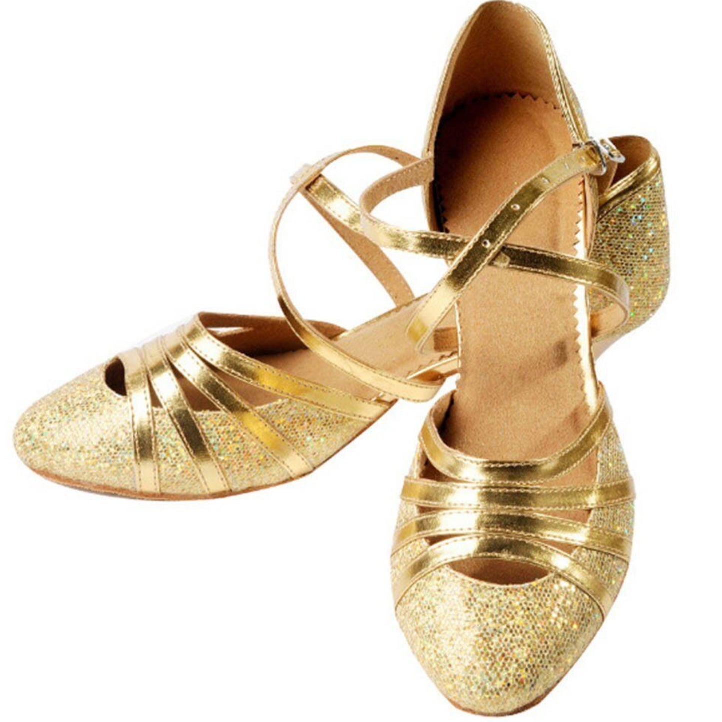 Square Spike Heels Dancing Shoes - Easy Pickins Store