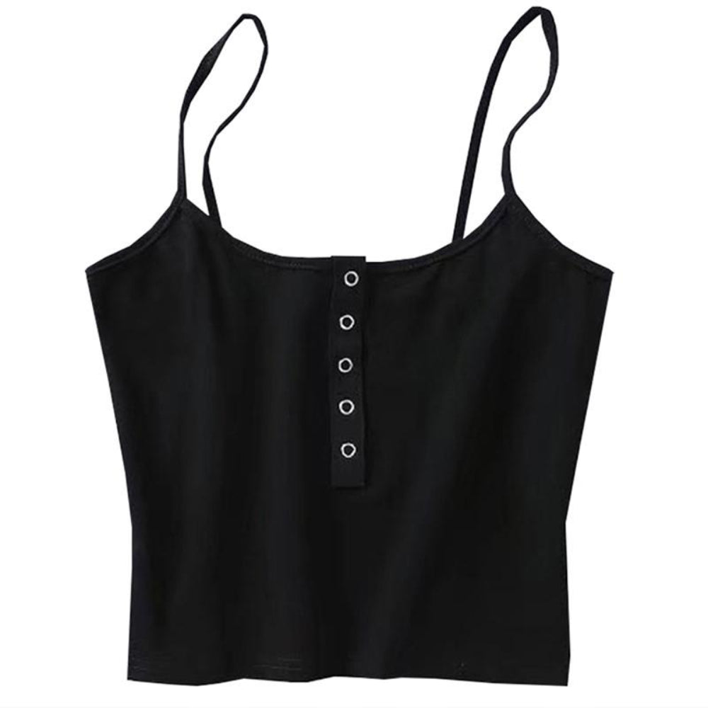Strap Crop Top Backless Camisole Tank - Easy Pickins Store
