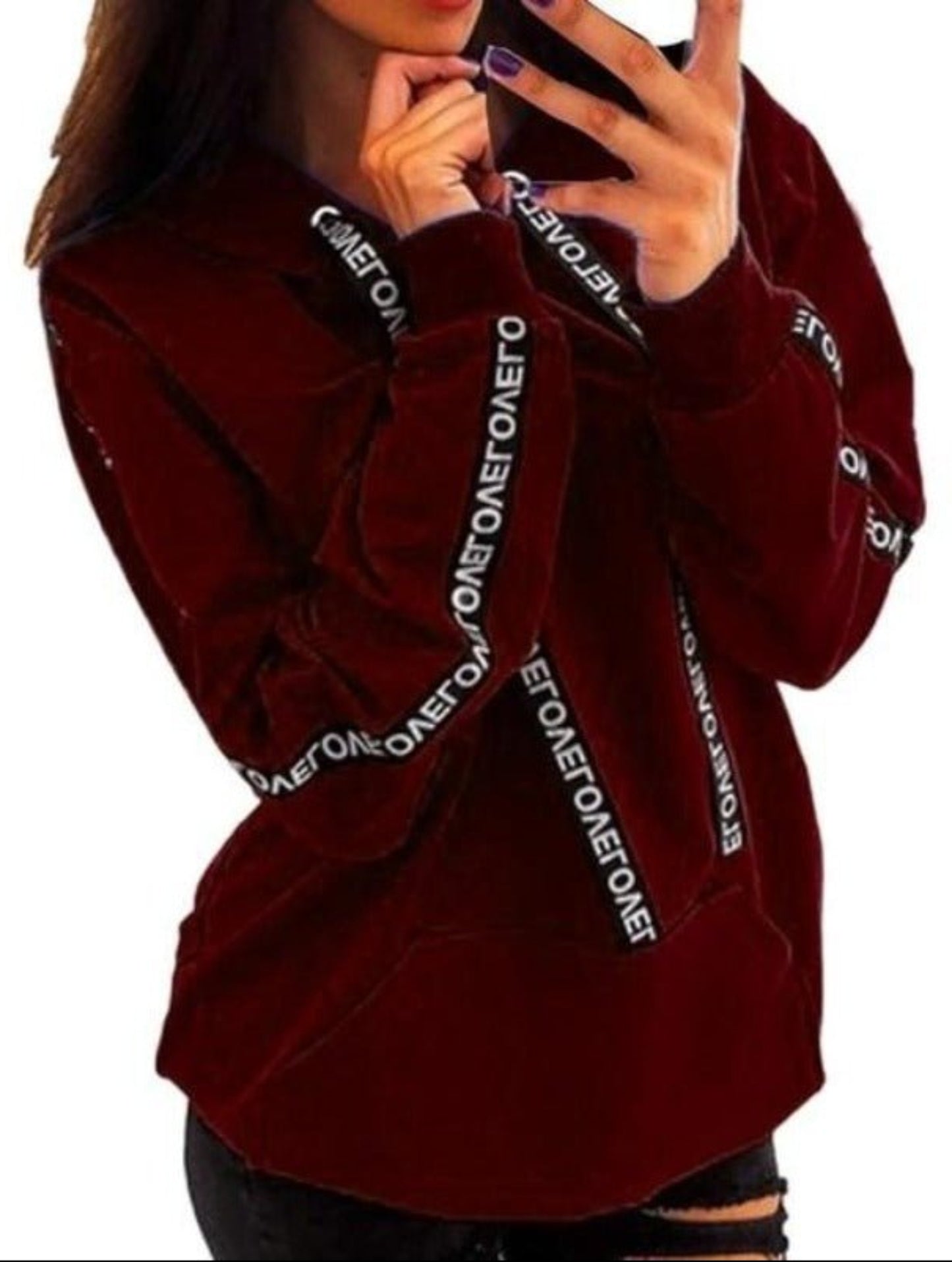 Sweatshirt Long Sleeve Hoodie - Easy Pickins Store