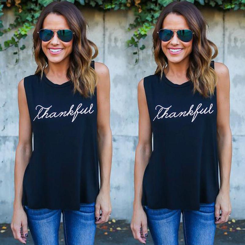 Thankful Sleeveless T-Shirt - Easy Pickins Store