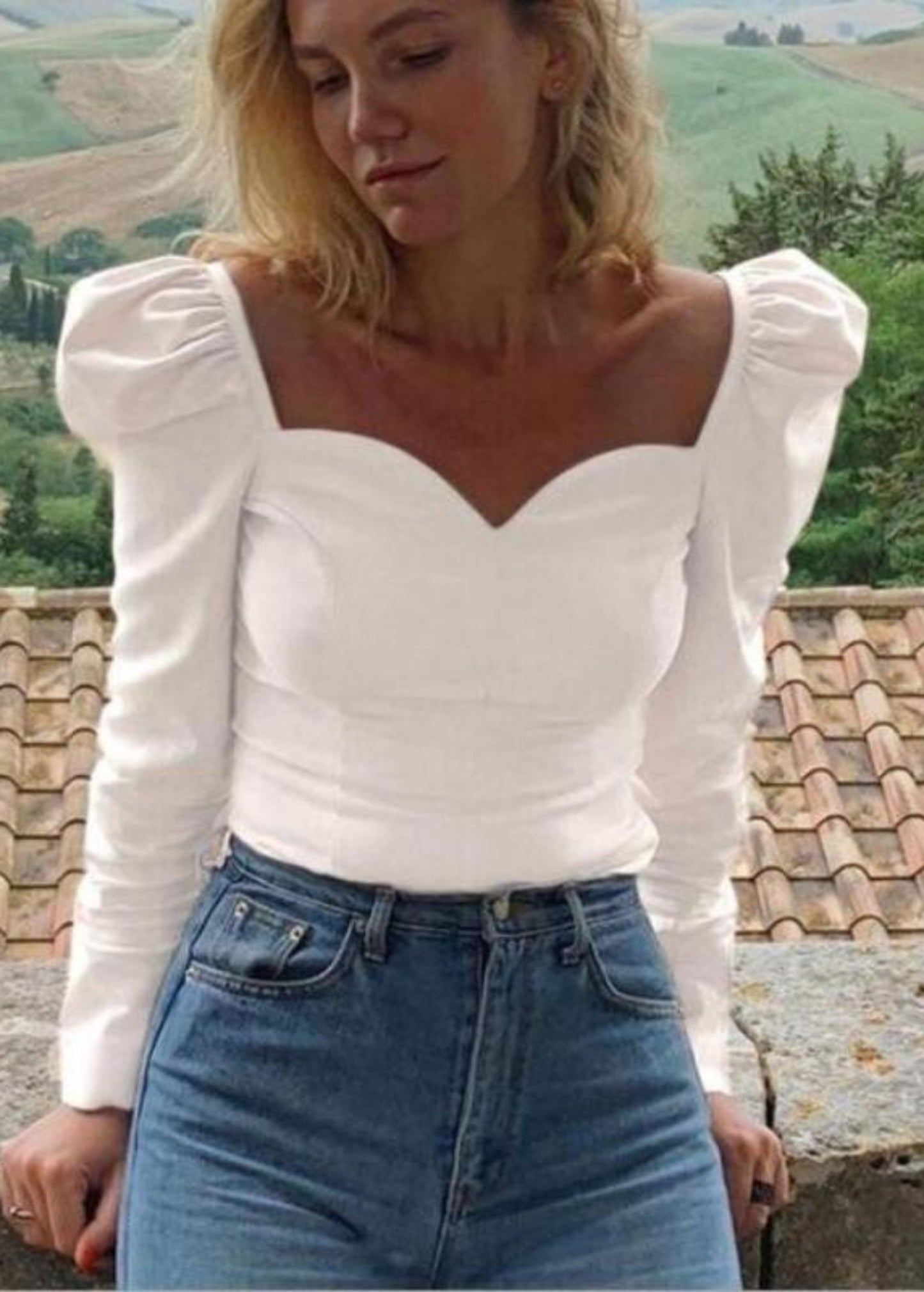 V neck Slim Blouse - Easy Pickins Store