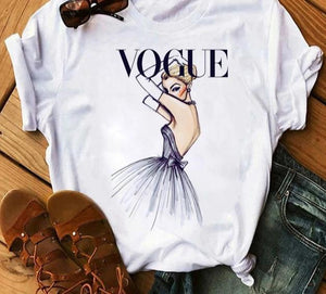Vogue Princess Graphic T-Shirt Cartoon Grunge Hip Hop - Easy Pickins Store