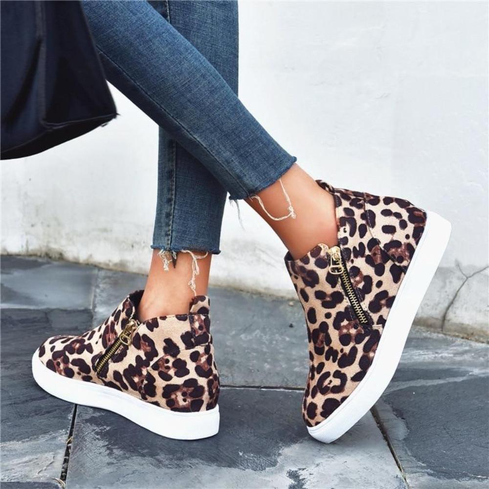 Vulcanize Sneakers High Top Flat Trainers - Easy Pickins Store