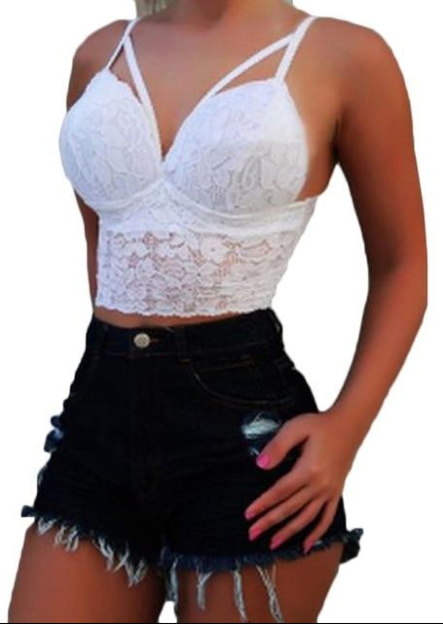 Wireless Lace Bra Push up Plus Sizes - Easy Pickins Store