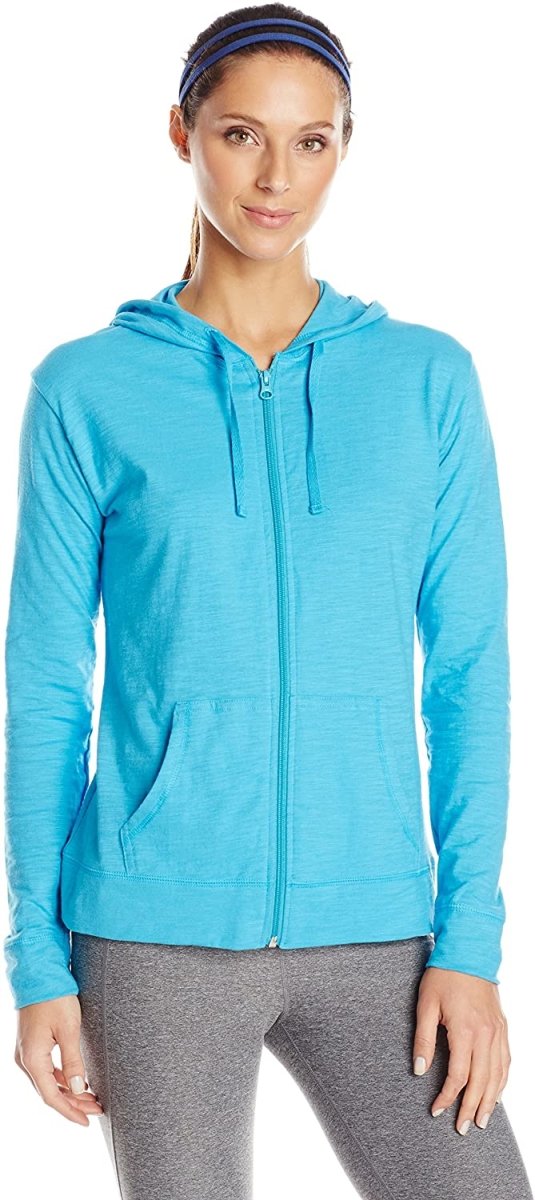 Women's Jersey Full Zip Hoodie Activewear - Easy Pickins Store