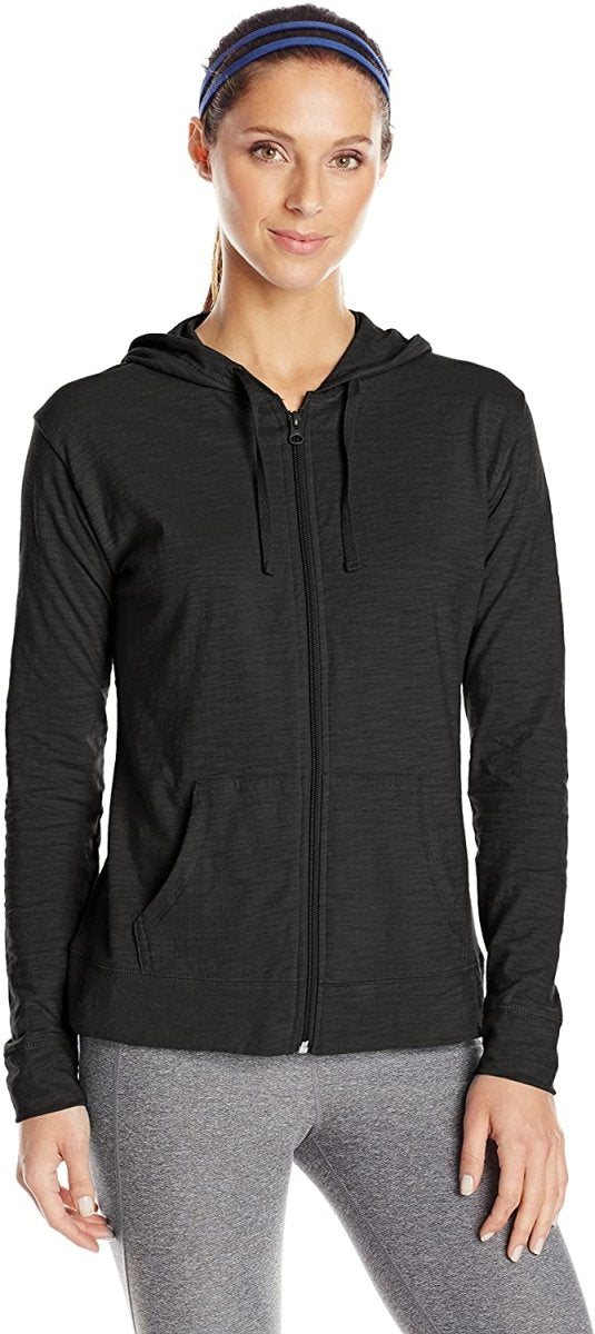 Women's Jersey Full Zip Hoodie Activewear - Easy Pickins Store