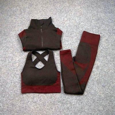 Yoga Suitwear Seamless Long Sleeve High Waist Sport Set - Easy Pickins Store