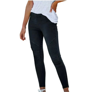 Slim Fitness Leggings Elastic Seamless Jeans
