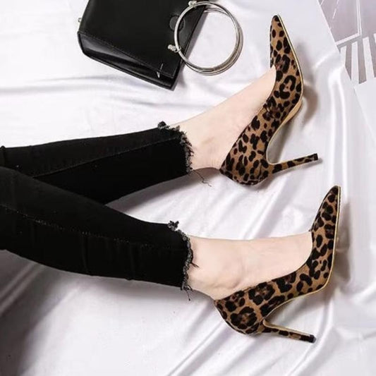 Pointed Toe High 4" Heels Pumps - Easy Pickins Store