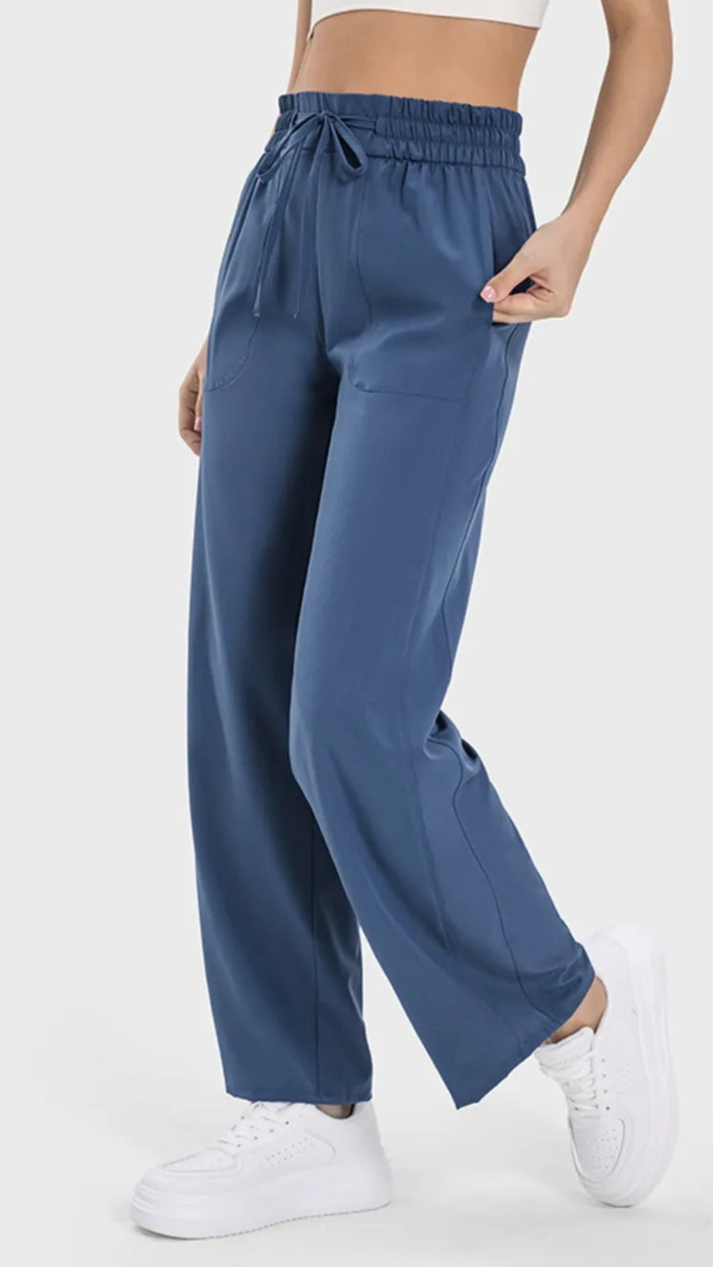 Millennia Drawstring Pocketed Active Pants - Easy Pickins