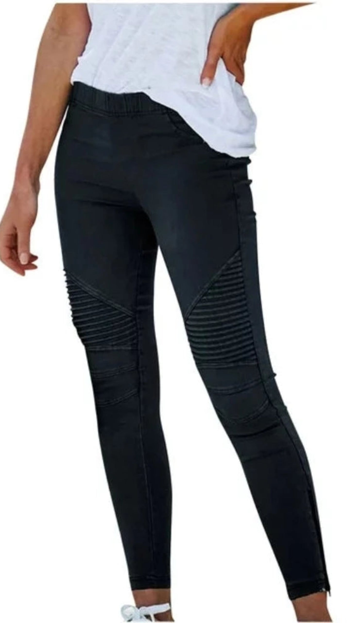 Slim Fitness Leggings Elastic Seamless Jeans - Easy Pickins Store