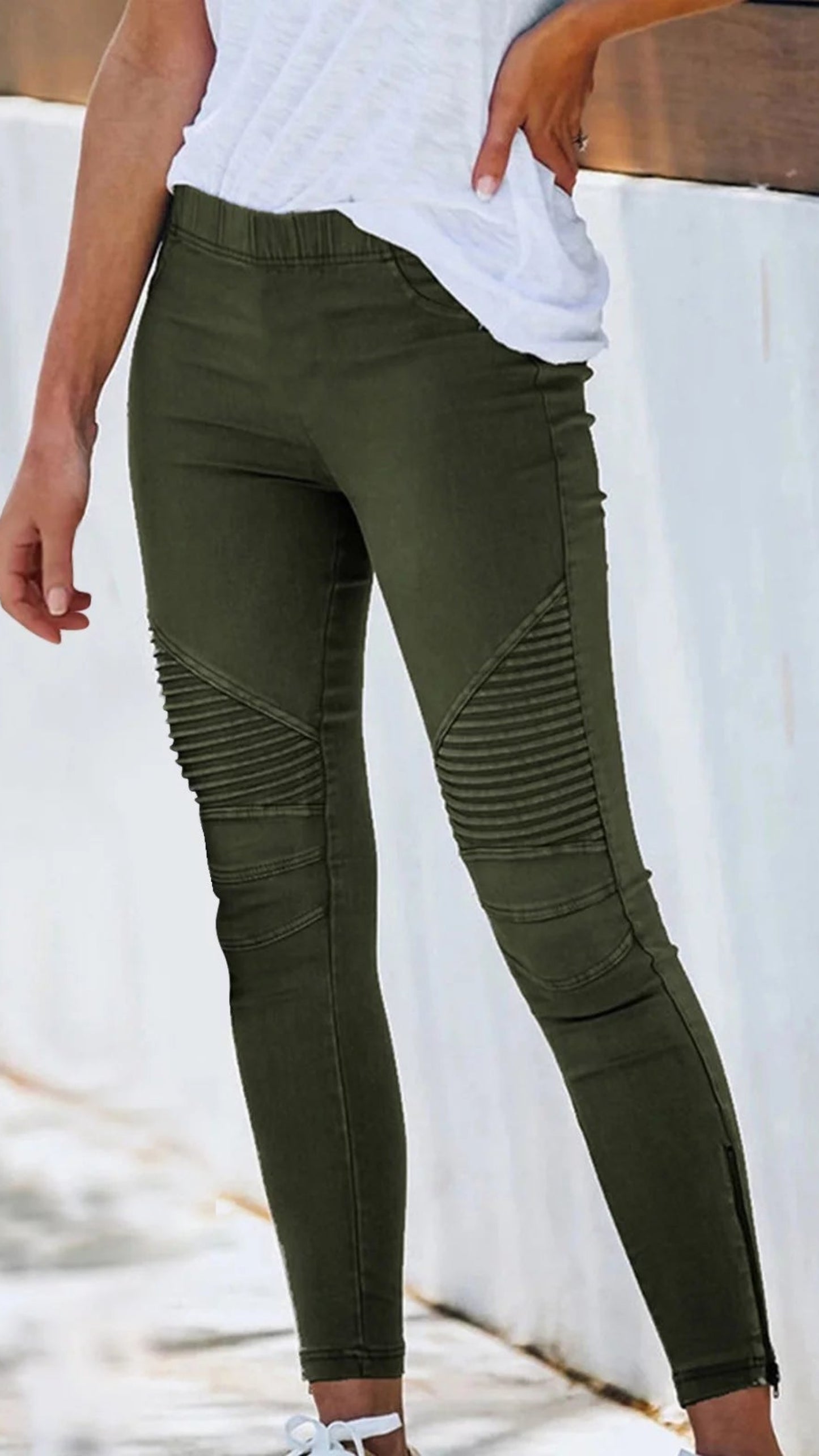 Slim Fitness Leggings Elastic Seamless Jeans - Easy Pickins Store
