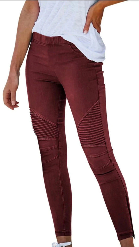 Slim Fitness Leggings Elastic Seamless Jeans - Easy Pickins Store